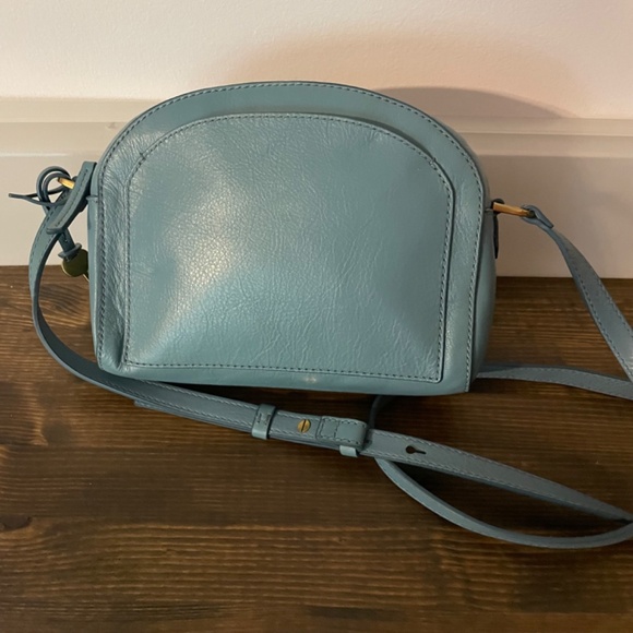 Fossil Chelsea Crossbody blue leather - Picture 2 of 7